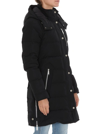 Shop Moose Knuckles Trinity Parka In Black