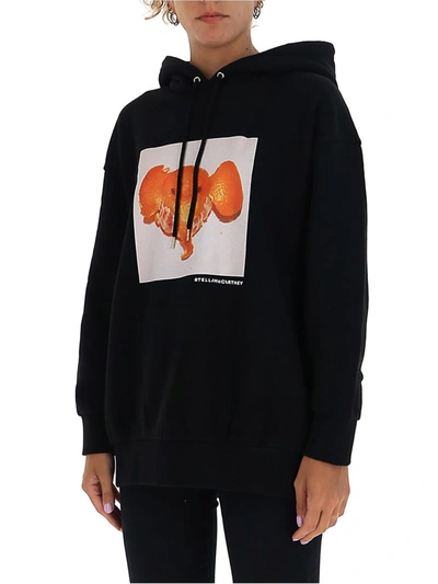 Shop Stella Mccartney Elephant Tangerine Sweatshirt In Black