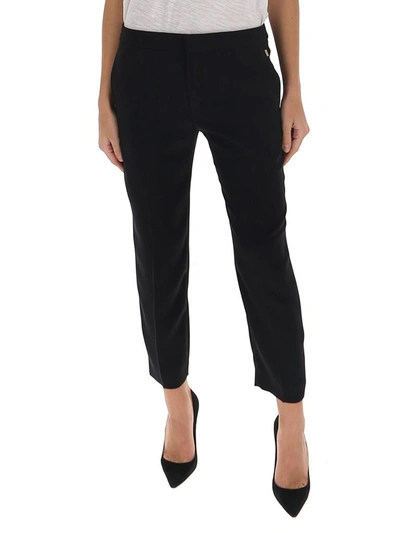 Shop Chloé Cropped Straight In Black