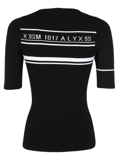 Shop Alyx 1017  9sm Logo Knit Short In Black