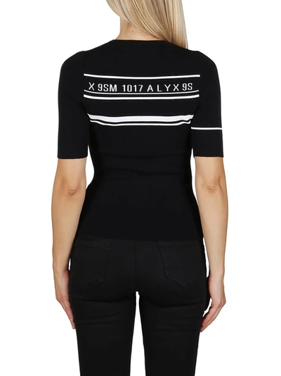 Shop Alyx 1017  9sm Logo Knit Short In Black