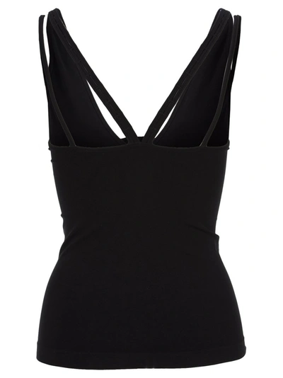 Shop Helmut Lang Strap Tank Top In Black