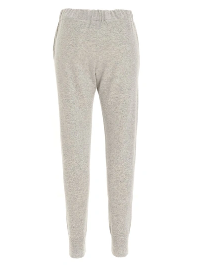 Shop Brunello Cucinelli Drawcord Sweatpants In Grey