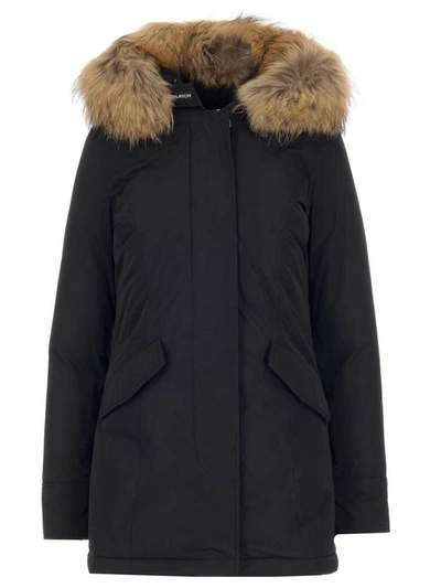 Shop Woolrich Fur In Black