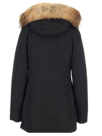 Shop Woolrich Fur In Black