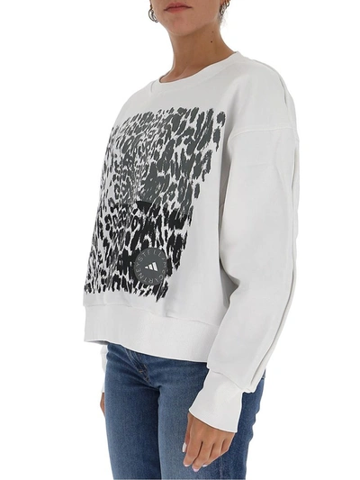 Shop Adidas By Stella Mccartney Graphic Sweatshirt In White