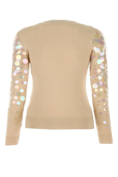 Shop Paco Rabanne Sequin In Beige