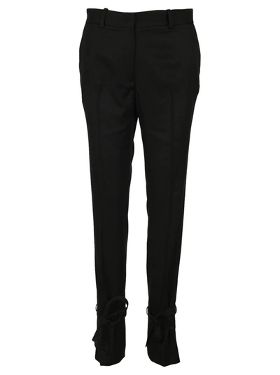 Shop Jw Anderson Strapped Ankle Trousers In Black