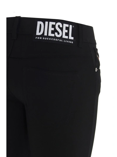 Shop Diesel Silvan Jeans In Black