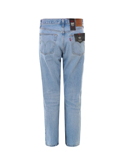 Shop Levi's 501 Crop Jeans In Blue