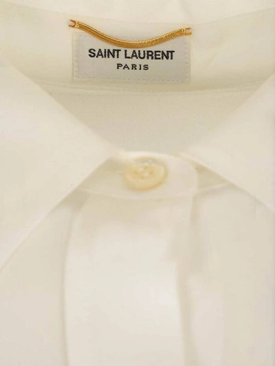 Shop Saint Laurent Pointed In White