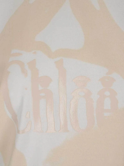 Shop Chloé Logo Motif T In White