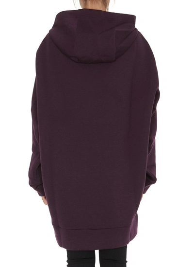 Shop Marni Oversized Hoodie In Purple
