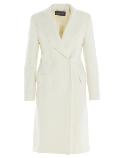 Shop Alberta Ferretti Double Breasted Coat In White