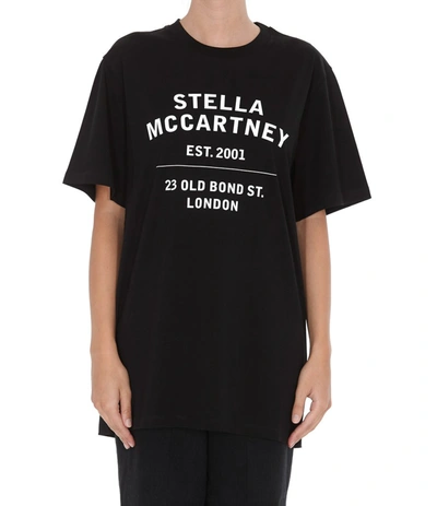 Shop Stella Mccartney Logo Printed T In Black