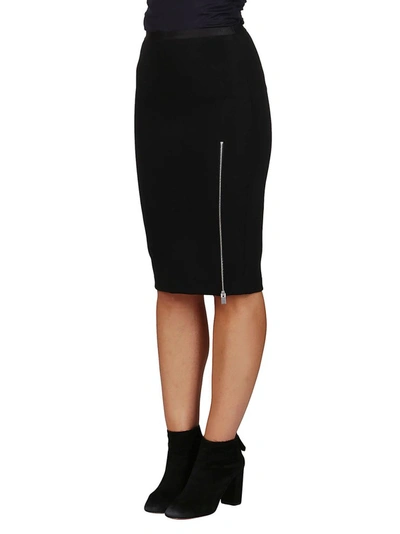 Shop Alyx 1017  9sm Zipped Fitted Skirt In Black