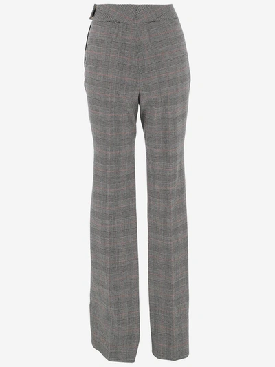 Shop Alexandre Vauthier Checked Tailored Pants In Grey
