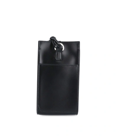 Shop Jil Sander Tangle Strap Phone Case In Black