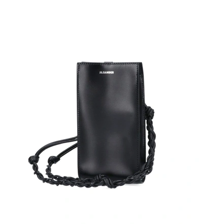 Shop Jil Sander Tangle Strap Phone Case In Black