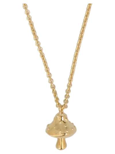Shop Ambush Mushroom Charm Necklace In Gold