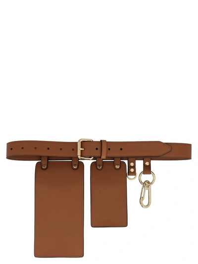 Shop Fendi Multipurpose Pocket Belt In Brown