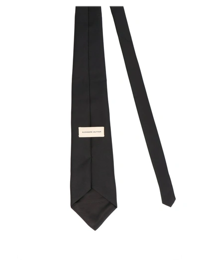 Shop Alexandre Vauthier Classic Tie In Black