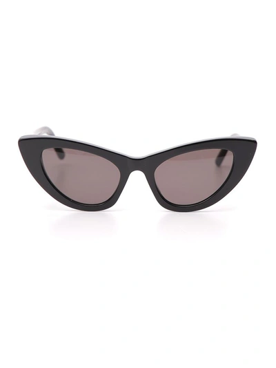 Shop Saint Laurent New Wave 213 Lily Sunglasses In Black