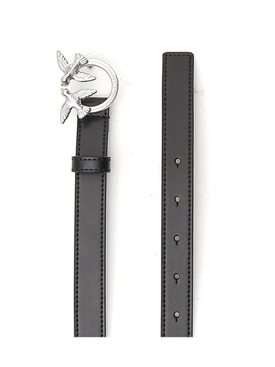 Shop Pinko Berry Small Simply 7 Belt In Black