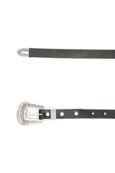 Shop Alanui Studded Belt In Black
