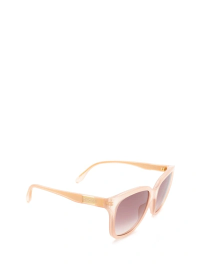 Shop Gucci Eyewear Square Frame Sunglasses In Beige