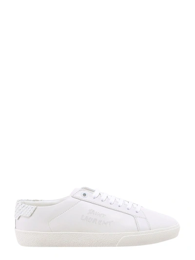 Shop Saint Laurent Court Classic Sl/06 Sneakers In White