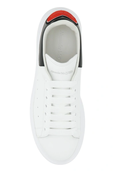 Shop Alexander Mcqueen Heart Oversized Sneakers In White