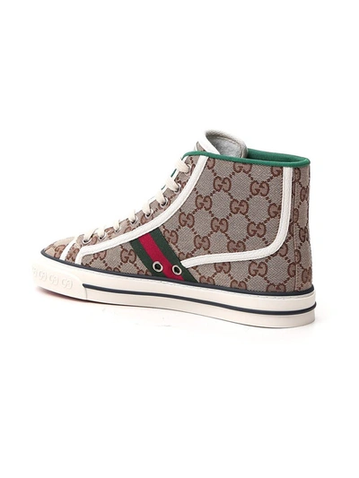 Shop Gucci Tennis 1977 High Top Sneakers In 9765