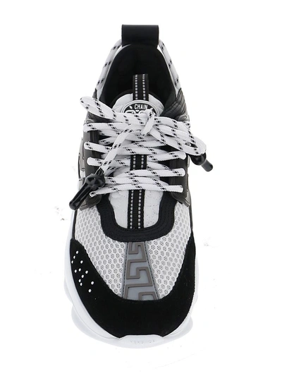 Shop Versace Chunky Sole Sneakers In Multi