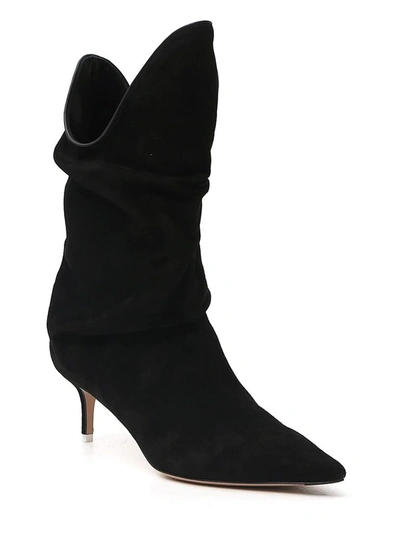 Shop Attico The  Tate Ankle Boots In Black