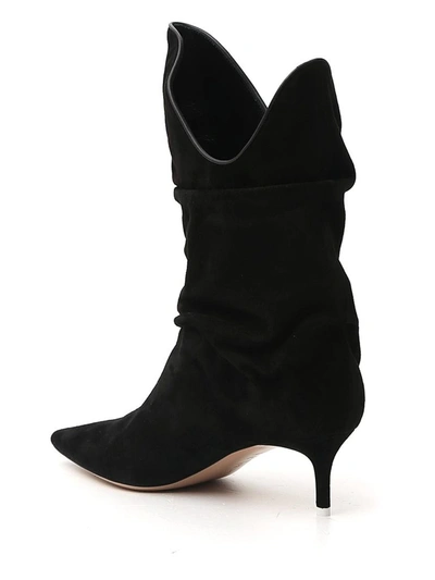 Shop Attico The  Tate Ankle Boots In Black