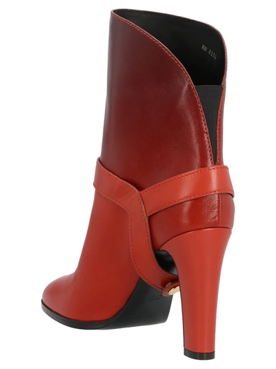 Shop Givenchy Eden Ankle Boots In Red
