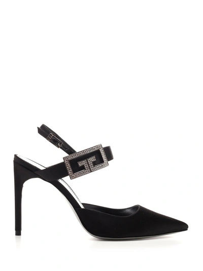 Shop Givenchy Double G Buckle Pumps In Black