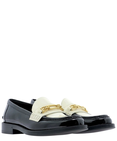 Shop Bally Elodie Flat Loafers In Black