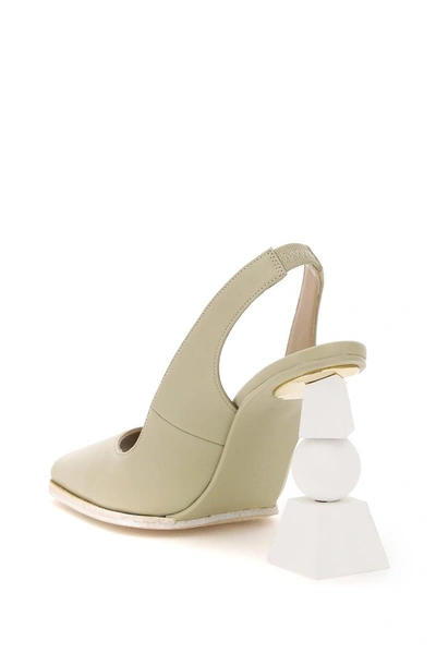 Shop Jacquemus Les Chaussures Valerie Pumps In Green