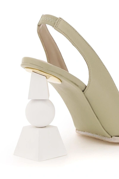 Shop Jacquemus Les Chaussures Valerie Pumps In Green