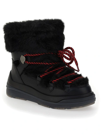 Shop Moncler Inaya Boots In Black