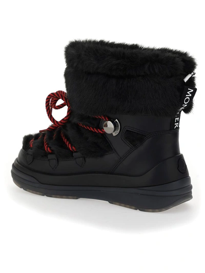 Shop Moncler Inaya Boots In Black