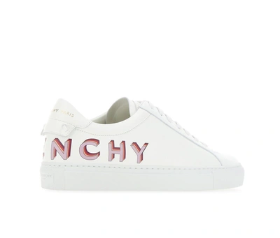 Shop Givenchy Logo Printed Lace In White