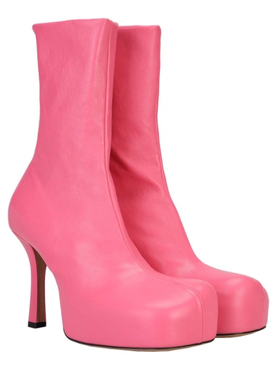 Shop Bottega Veneta Bv Bold Boots In Pink