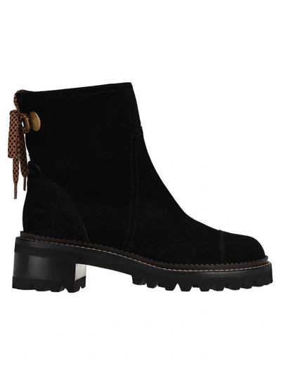Shop See By Chloé Mozart Ankle Boot In Black