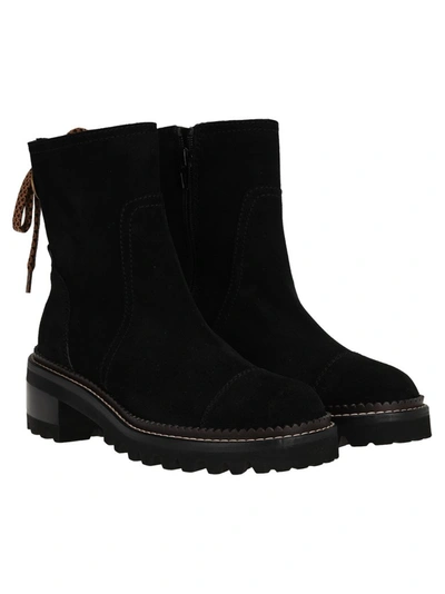 Shop See By Chloé Mozart Ankle Boot In Black