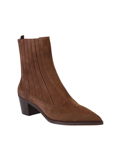 Shop L'autre Chose Texas Ankle Boots In Brown