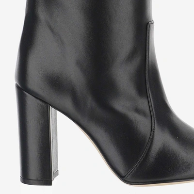 Shop Paris Texas Pointed Toe Knee In Black