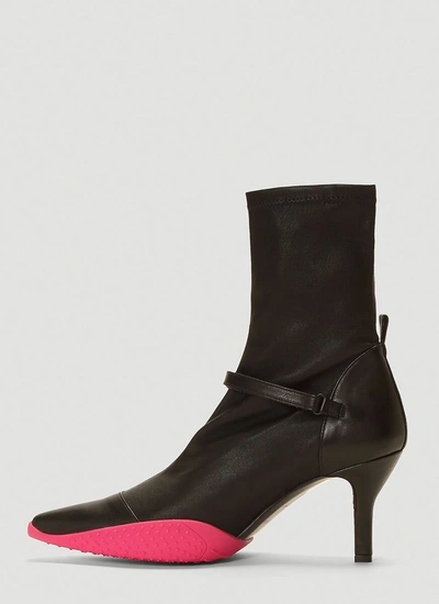 Shop Marine Serre Pointed Toe Ankle Boots In Black